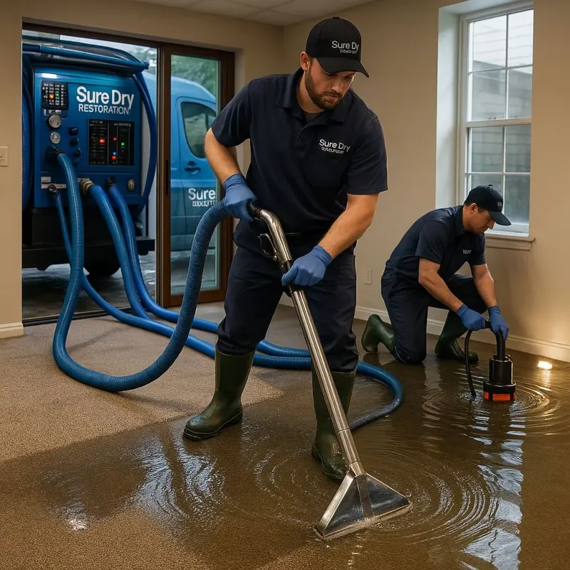 Water Extraction and Removal process in Billerica, MA